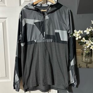 Men’s Under Armour Gray 1/4 Zip Sportstyle Wind Anorak